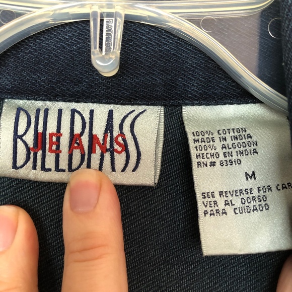 Dark Blue Jean Jacket with Project Manager Embroidery - Picture 10 of 10